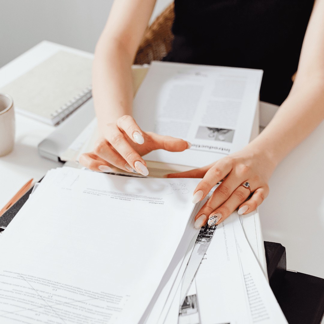 decluttering paperwork