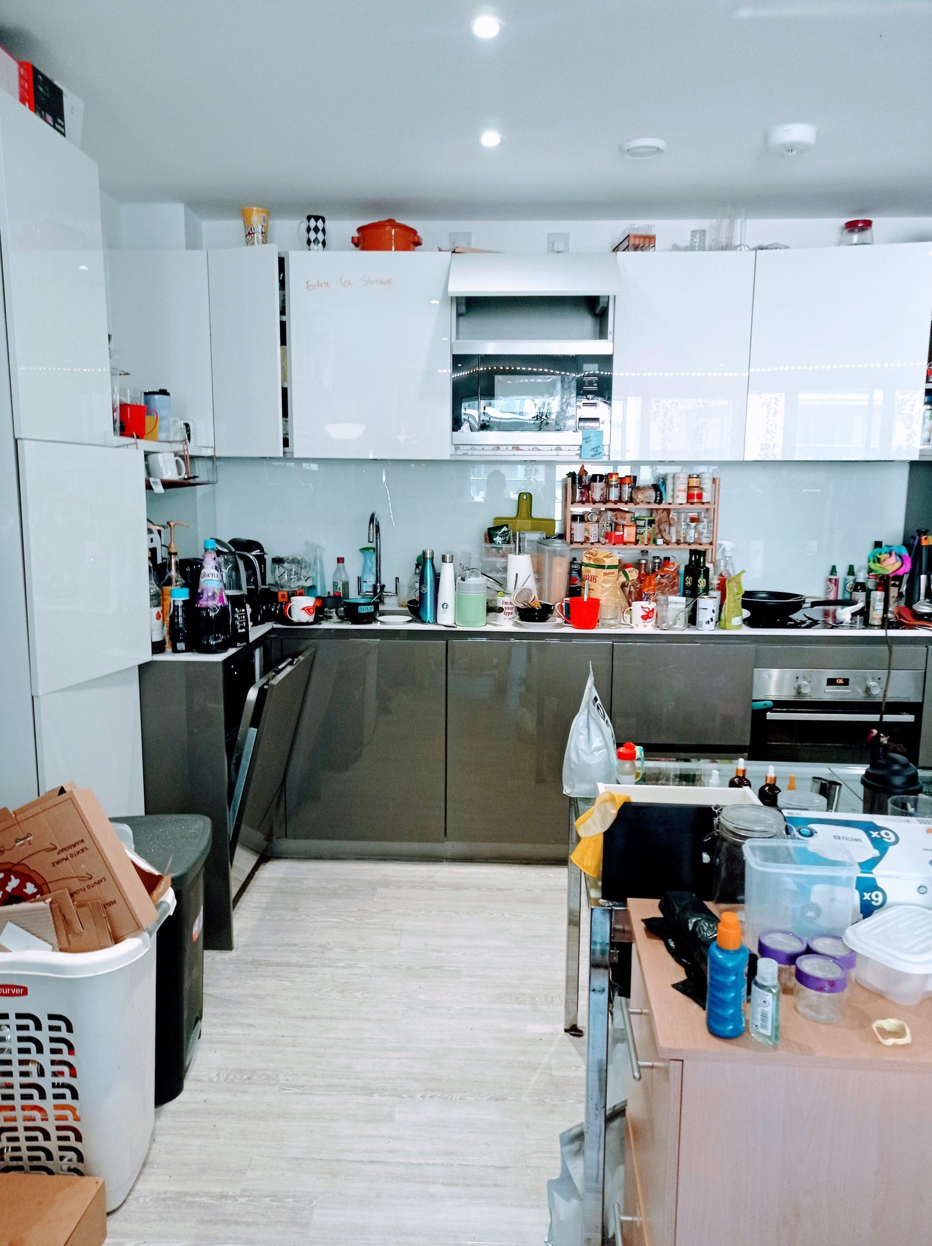 kitchen clutter